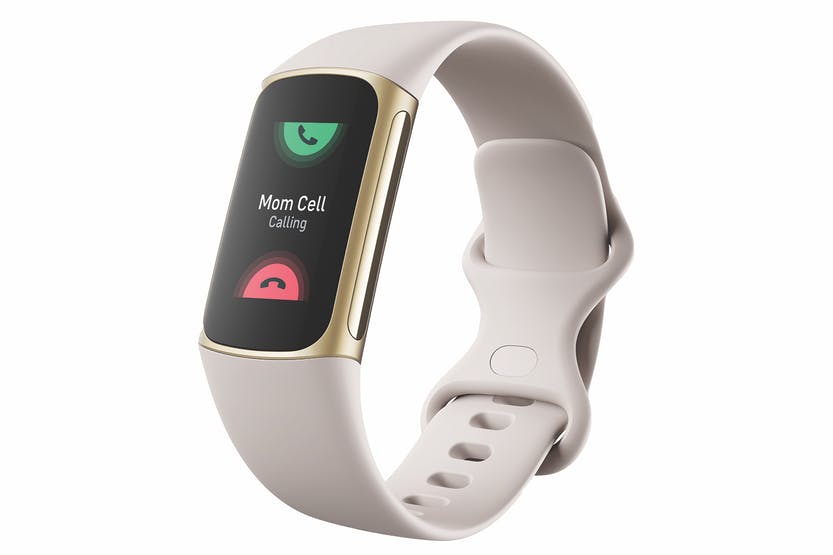 Fitbit Charge 5 Tracker | Lunar White & Soft Gold