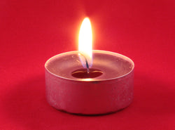 Red tealight wax candles 18-pack, long-lasting burn, perfect for decor and ambiance | Keans Claremorris