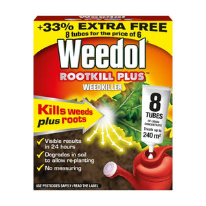 Weedol Rootkill plus Tubes 6 Pack and 2 free