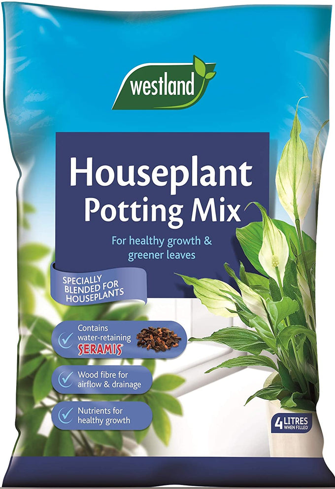 Westland Houseplant Potting Mix 8L with perlite and Seramis for indoor plants, cacti; promotes healthy growth – Keans