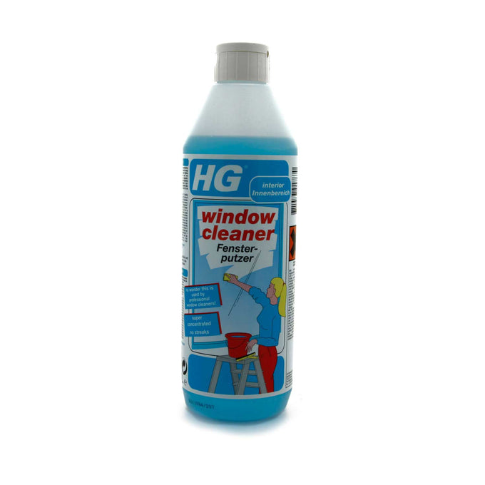 Window Cleaner 500ml by HG Hagesan, streak-free, ammonia-free, professional-grade glass cleaner – available at Keans