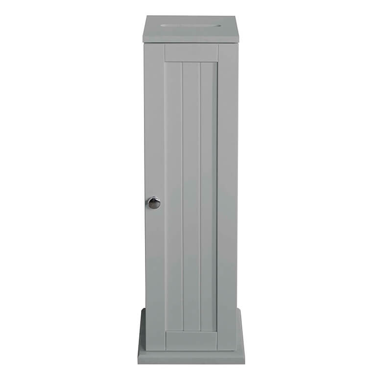 Grey Colonial  Toilet Roll Cabinet