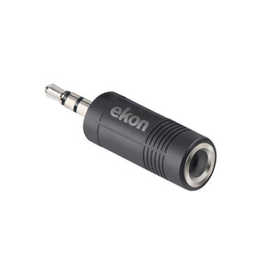 Audio adapter jack 6,3 mm stereo female to jack 3,5 mm stereo male
