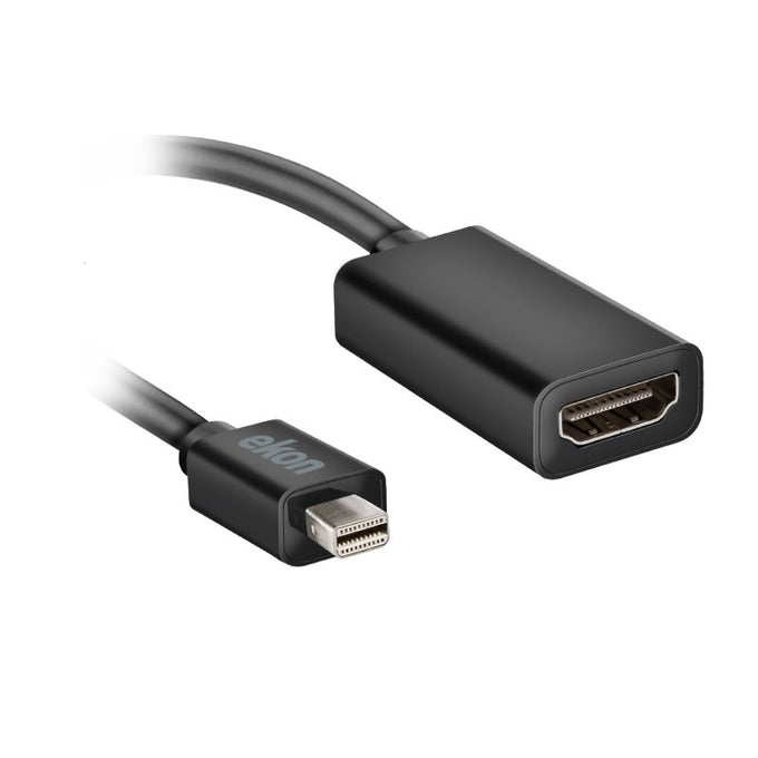 Mini DisplayPort male to HDMI female adapter for Full-HD 1080p video, available at Keans Claremorris.