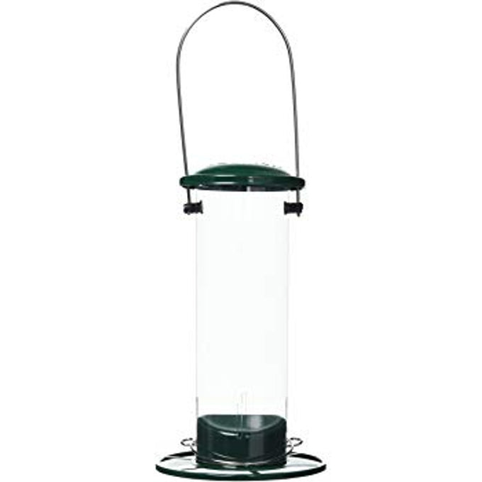 All Weather Small Nyjer Seed Feeder, 30cm tall, holds 700g seed, ideal for garden birds – Keans Claremorris