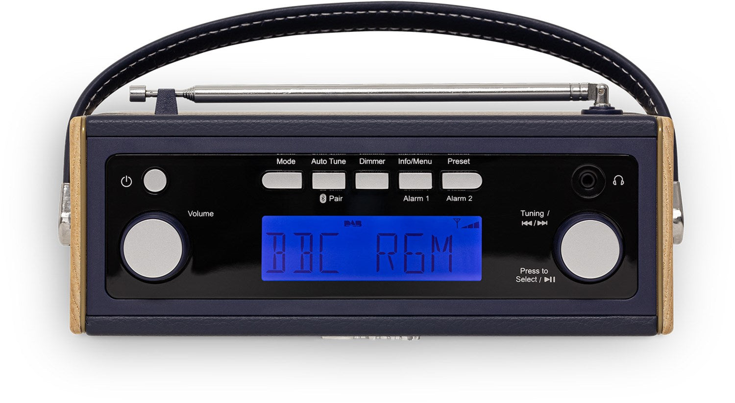 Roberts Roberts RamblerBTS DAB/DAB+/FM RDS Bluetooth Stereo Portable Radio - Navy Blue