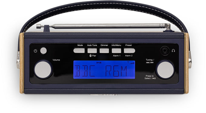 Roberts RamblerBTS Navy Blue Portable DAB/DAB+/FM Bluetooth Radio - Stereo, RDS | Keans Claremorris