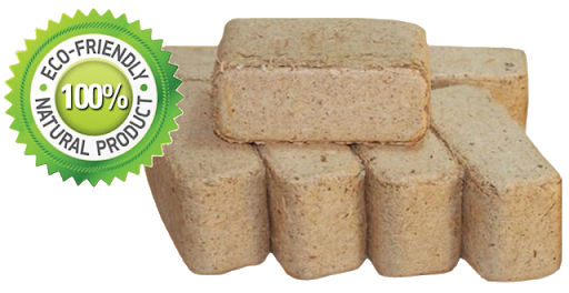 Bcosy 10KG wood briquettes, eco-friendly, clean-burning, easy to light, low ash, ideal for stoves and fireplaces - Keans