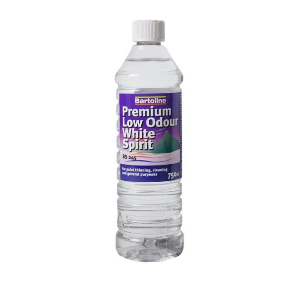Bartoline Low Odour White Spirits 750ml, mild scent, ideal for indoor cleaning and confined spaces – Keans Claremorris.