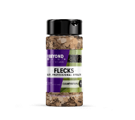 Beyond Paint Countertop 5oz Fleck, multi-colored chips for granite-like, dimensional finish, easy application - Keans