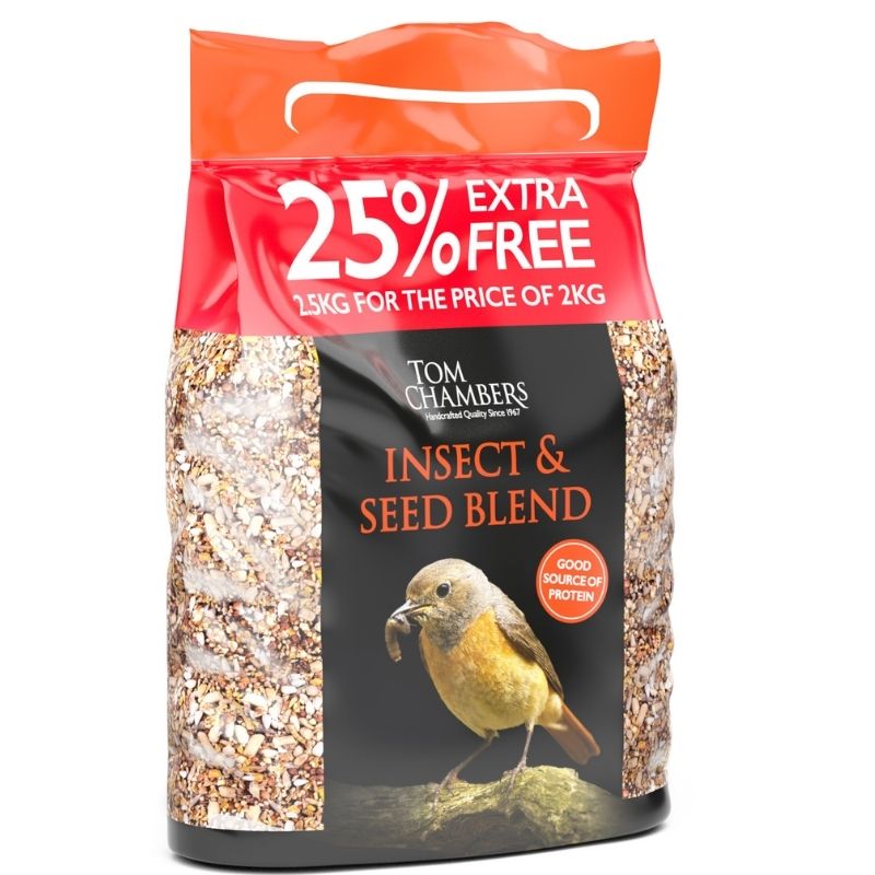 Insect N Seed Blend Bird Seed 25% FOC 2.5kg