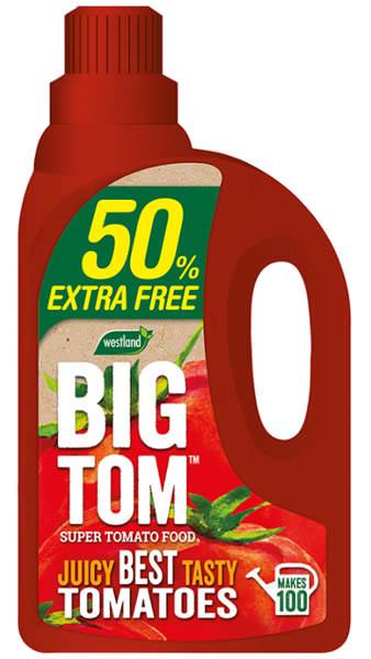 Big Tom Tomato Feed 1.25L with 50% extra, seaweed enriched, NPK 6-3-9.5 for bigger, tastier tomatoes – Keans Claremorris
