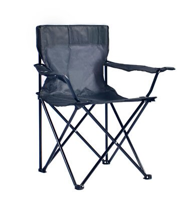 Foldable lightweight camping chair with carry bag and cup holder, perfect for outdoor adventures – Keans Claremorris.