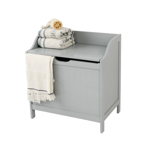 Grey Colonial Monks Laundry Storage