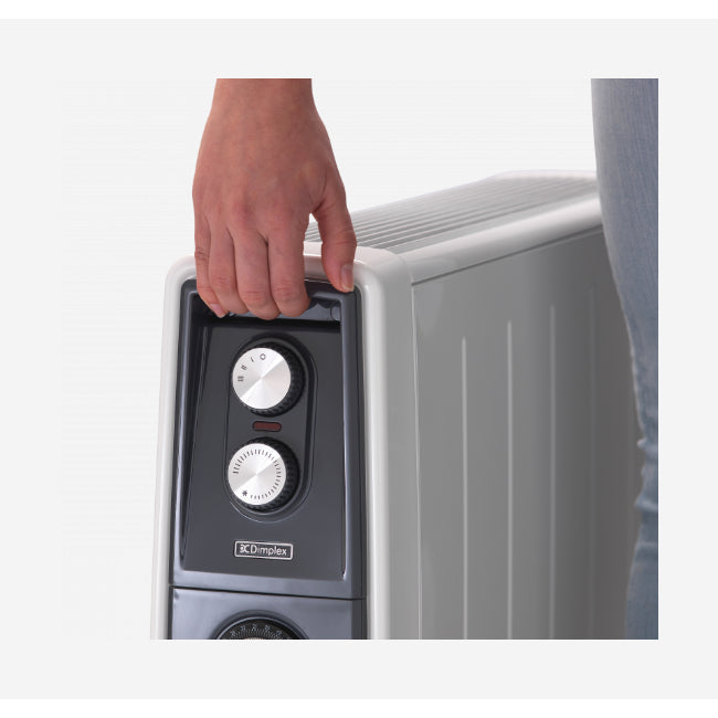 Dimplex Futur Eco 3000W Oil-Free Radiator, energy-efficient heater, available at Keans Claremorris.