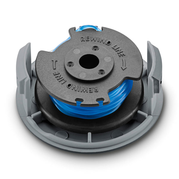 Kärcher 18Ltr lawn trimmer replacement spool with 1.6mm auto-feed line, tool-free install, available at Kean’s Claremorris.
