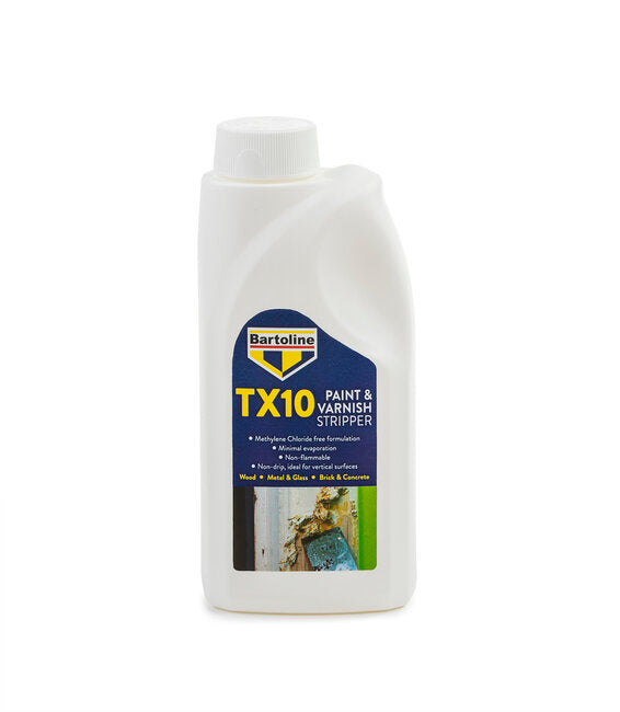 Bartoline TX-10 Paint Remover 1L, non-caustic, removes multiple paint layers from wood, metal, glass – Keans Claremorris