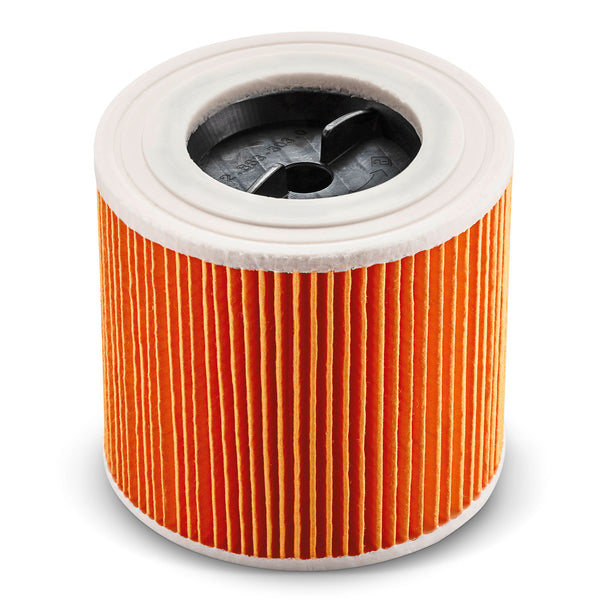 One-piece cartridge filter for Kärcher wet/dry vacuums, easy twist-on, no filter changes needed – Keans Claremorris.