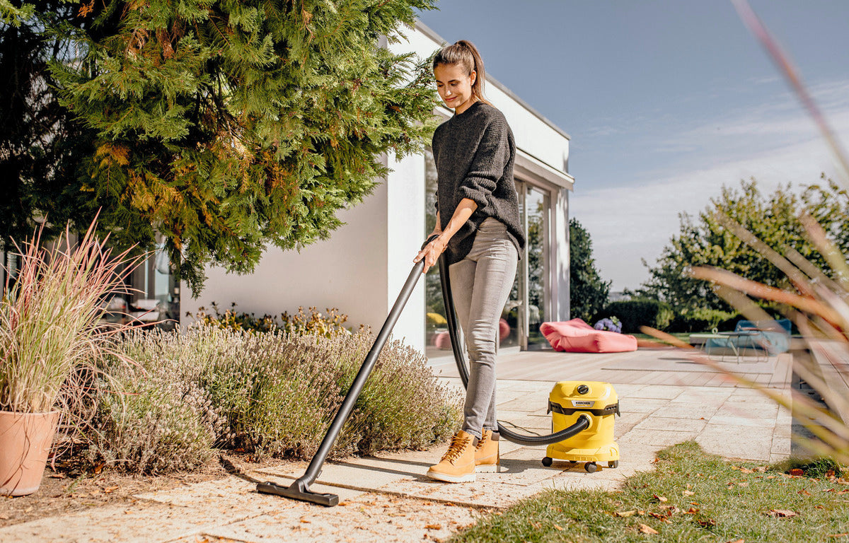 Karcher WD 2 PLUS Wet and Dry Vacuum Cleaner for versatile cleaning, available at Keans Claremorris store.