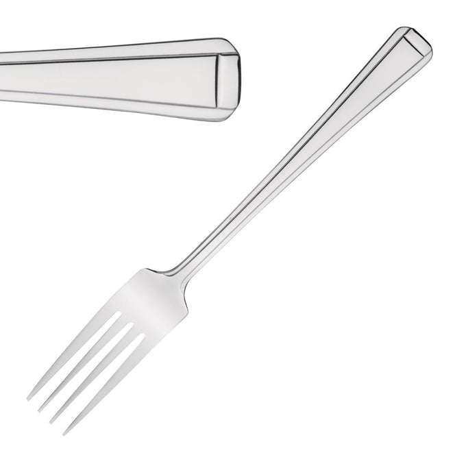 Harley Table Fork 18/0 stainless steel, 190mm, high-polish finish, ergonomic handle, pack of 12 – Keans Claremorris
