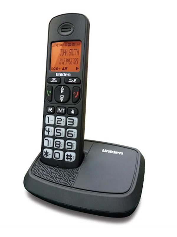 Uniden Big Button Phone TL4103B with headset speakerphone, backlit keypad, caller ID, and handset locator - Keans Claremorris