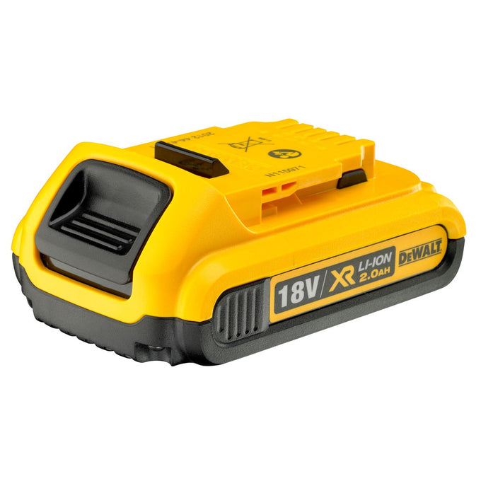 DEWALT XR 18V 2.0Ah Li-Ion Slide Battery Pack with charge indicator, lightweight, compatible with all XR tools – Keans
