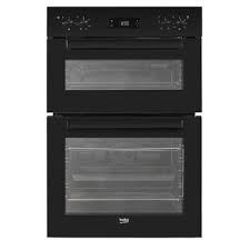 Beko 60cm black built-in multifunction double oven with True Fan Cooking, SteamShine, touch control – available at Kean’s