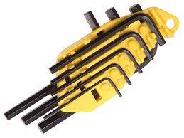 Hexagon Key Set 8 Piece (1/16-1/4in) high tensile steel in folding case - Stanley, available at Keans Claremorris