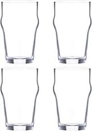 Set of 4 Nonik Beer Glasses, durable and classic design, perfect for beer lovers | Keans Claremorris