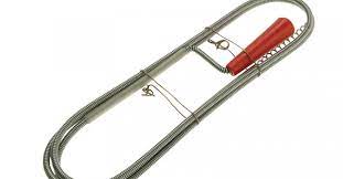 Waste Cleaner 12ft galvanised steel wire with gripping handle for clearing sink and bath wastes – Keans Claremorris