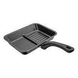 Judge Double Grill Pan with dual ribbed and flat sides, stay-cool handle, energy efficient, dishwasher safe – Keans