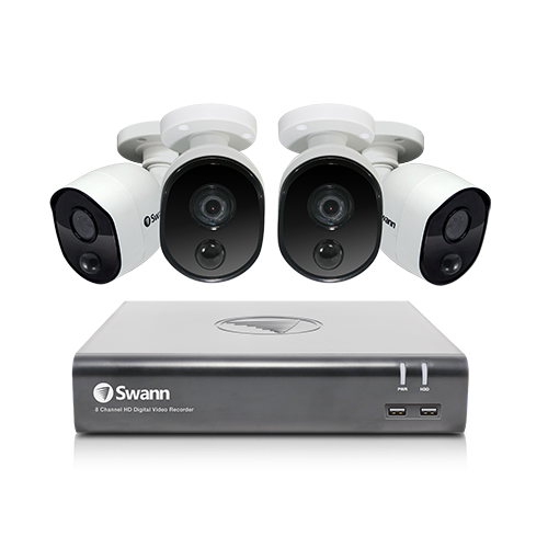 VersionSwann 4 Camera 1080p HD DVR CCTV System with 1TB HDD