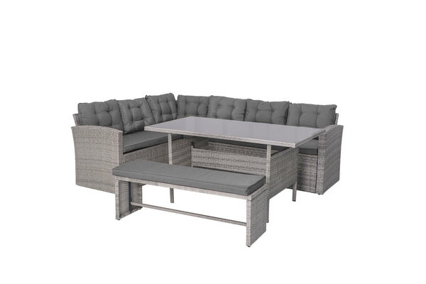 Madrid 9 Seater Outdoor Corner Dining Set (Bank Holiday Special)