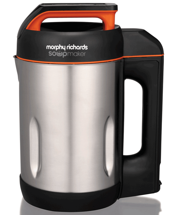 Morphy Richards 1.6L Stainless Steel Soup Maker with 4 settings, LED display, auto shut-off – available at Keans Claremorris.