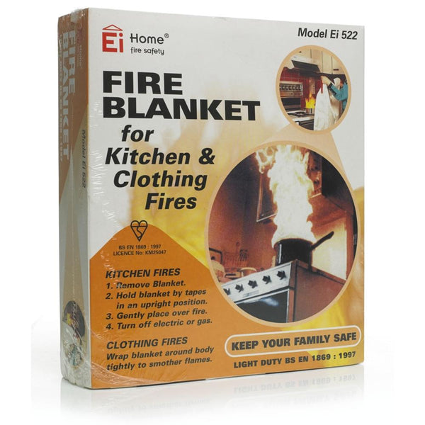 Ei Home Fire Blanket For Kitchen And Clothing Fires | EI520