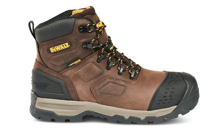 DeWalt Bulldozer Pro-Comfort Brown Safety Boots Size 10, Waterproof, Steel Toe, Slip-Resistant - Keans Claremorris