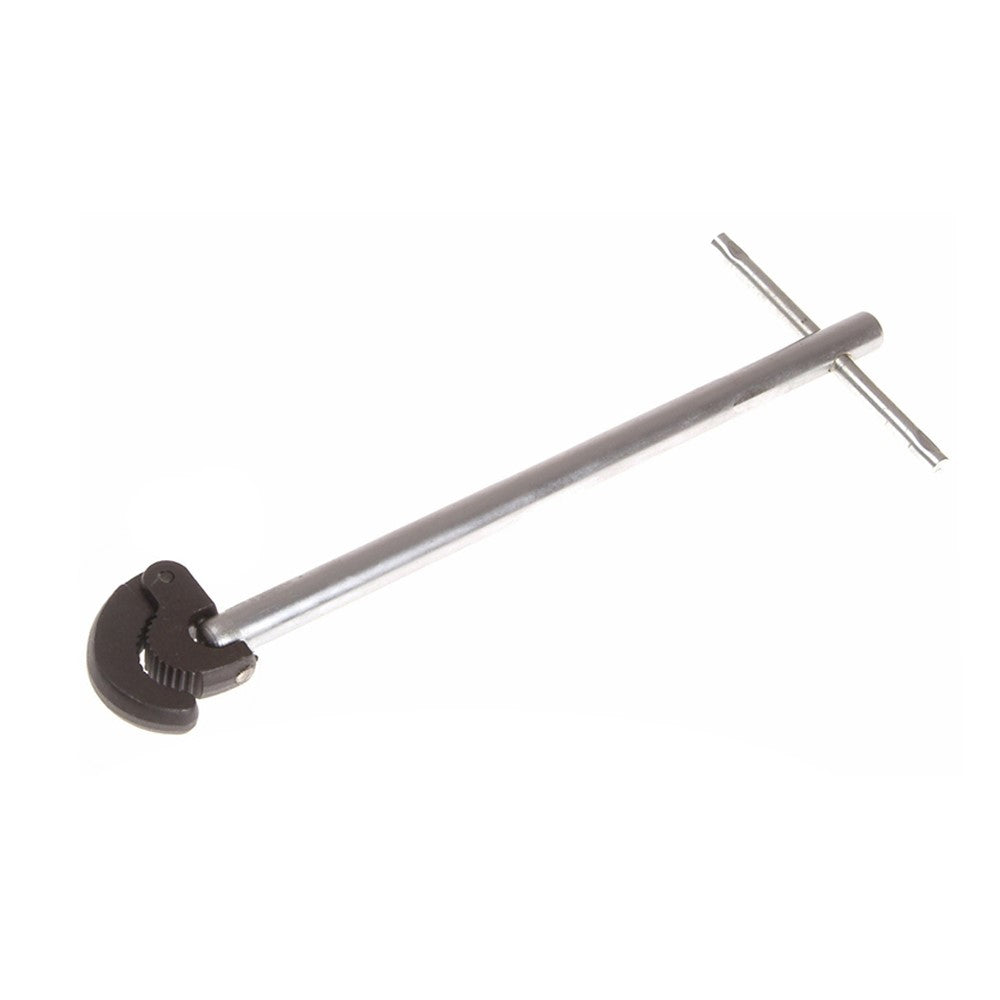 Faithfull Adjustable Basin Wrench 6-25mm with 180° rotating forged steel jaws for plumbing, available at Kean’s Claremorris.