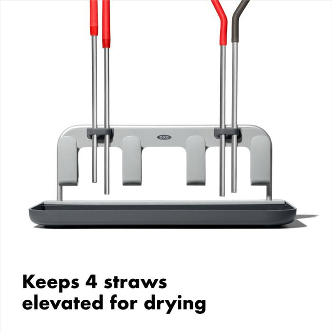 Oxo Water Bottle Drying Rack with multiple pegs for bottles and accessories, available at Keans Claremorris.