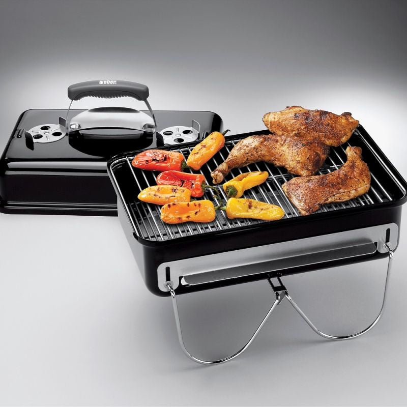 Weber BBQ Go-Anywhere Charcoal Grill 37cm portable grill for outdoor cooking - Keans Claremorris