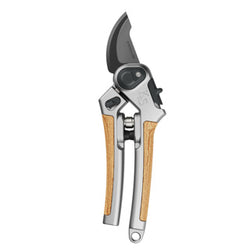 Kent & Stowe EverSharp Bypass Secateurs with aerospace-coated blades, ash wood handles, 25mm cutting diameter – Keans