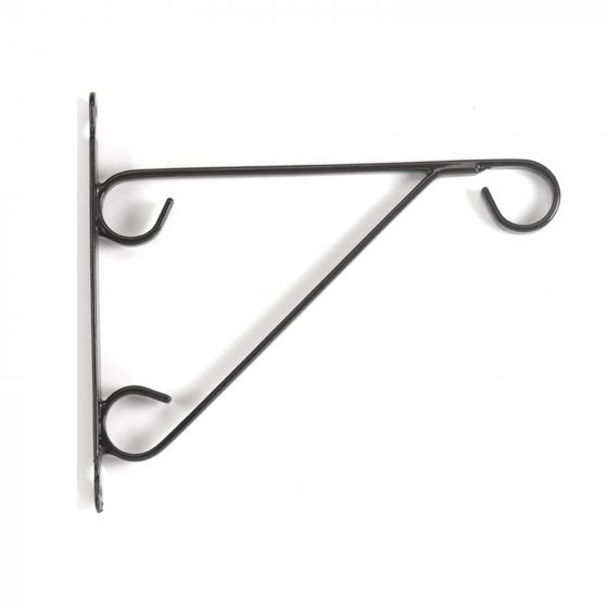 14/16'' Extra Heavy Duty Bracket, powder coated steel, holds up to 25kg hanging baskets - Keans Claremorris