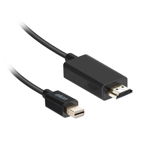 HDMI to Mini DisplayPort cable 1.8m with gold connectors, high-res audio/video, anti-kink protection - Keans Claremorris