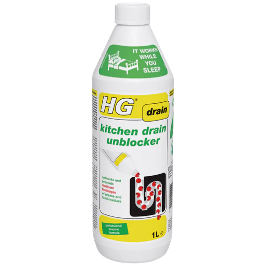 HG Enzyme Kitchen Drain Unblocker  1ltr
