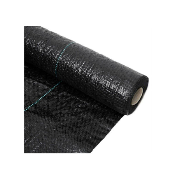 Hipex Weed Control Fabric 10m x 1m for landscaping, allows air & water flow, durable, ideal for patios & flower beds - Keans
