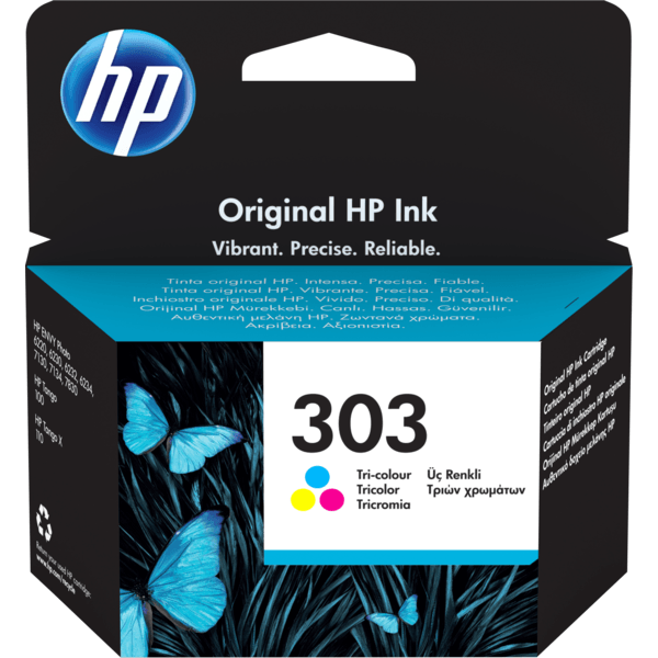 HP 303 Original Standard Capacity Ink Cartridge - Tri-Colour | SHPP1978