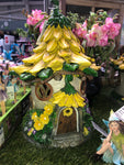 Load image into Gallery viewer, Solar Light Up Banana Fairy Cottage
