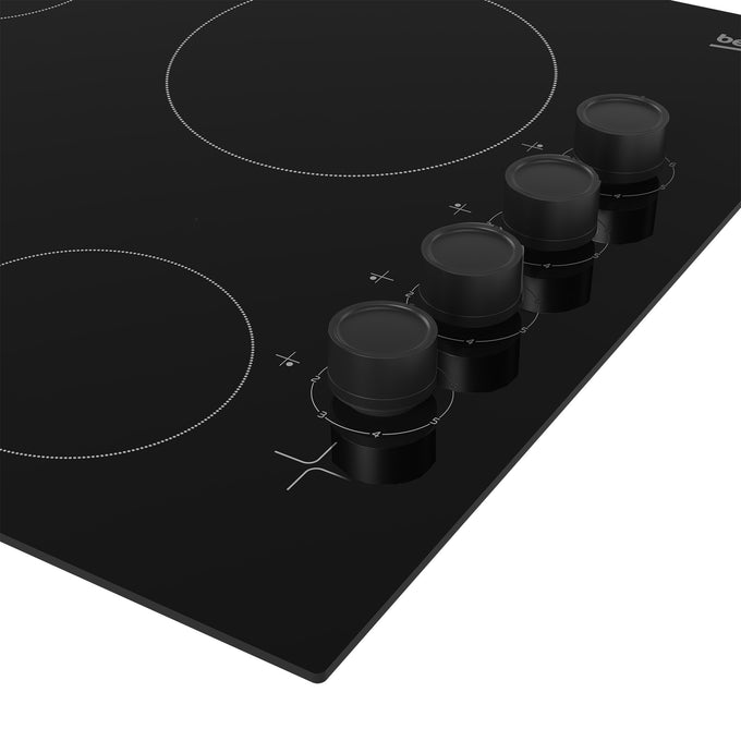Built-in Black Ceramic Hob HIC64102 with Touch Controls – Sleek Kitchen Appliance | Keans Claremorris