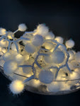 Load image into Gallery viewer, Lumineo LED Snowball String Decoration Warm White (128/2m)
