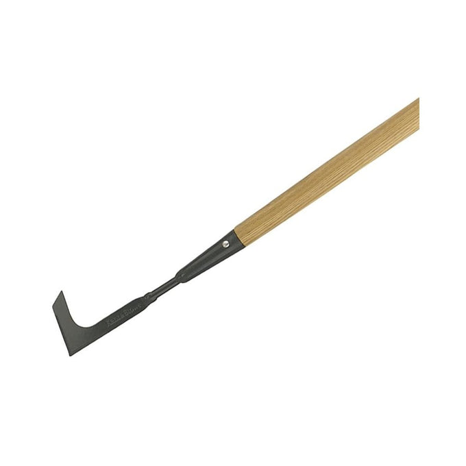 Kent & Stowe Long Handled Weeding Knife with carbon steel blade and 160cm ash wood handle for easy weed removal – Keans