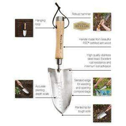 Kent & Stowe Capability Trowel FSC certified, durable gardening tool - available at Keans Claremorris